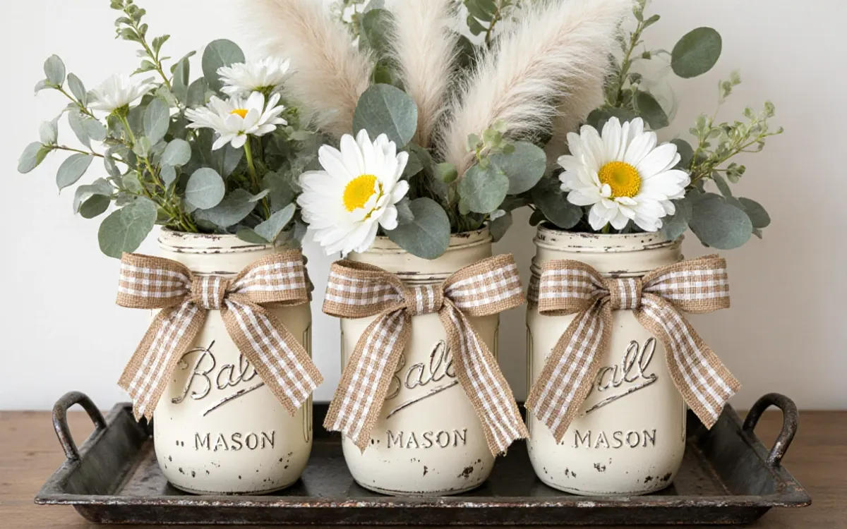 Easy Fall Mason Jar Decor to Bring Autumn Warmth Home