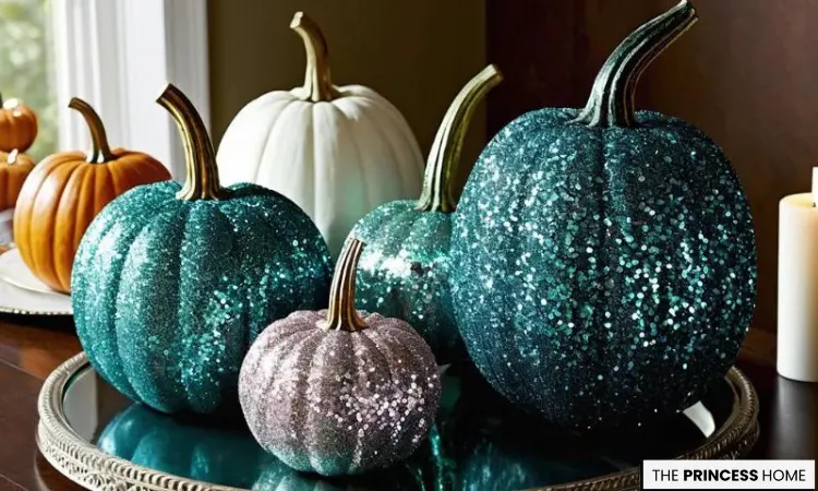 Glamorous Glitter Pumpkins