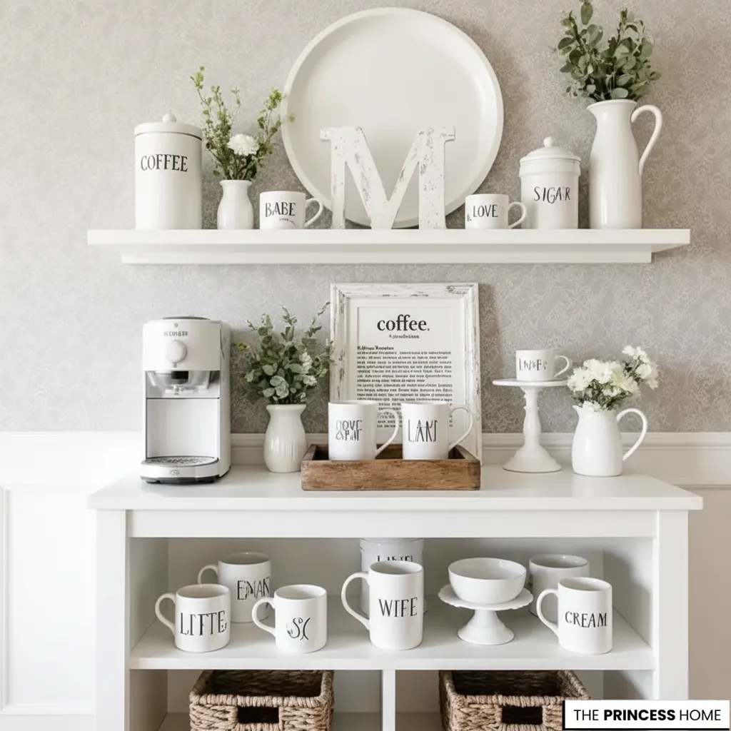 Monochromatic Coffee Bar