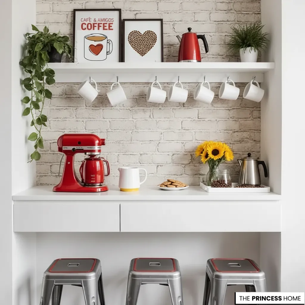 Red Modern Coffee 