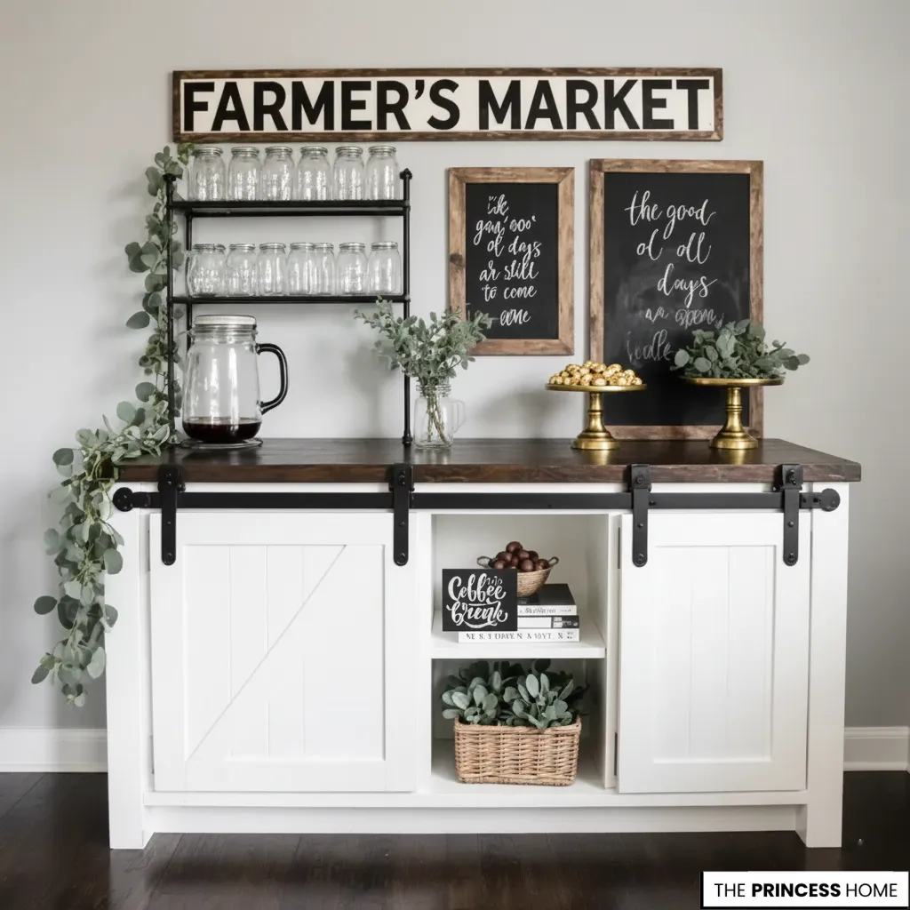 Rustic Farmer's Coffee Bar