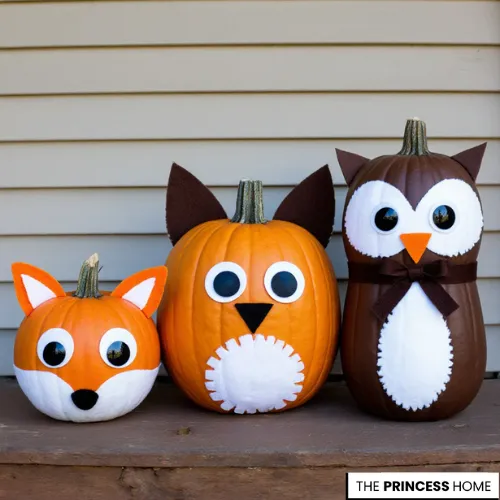 Sweet Forest Friends Pumpkins