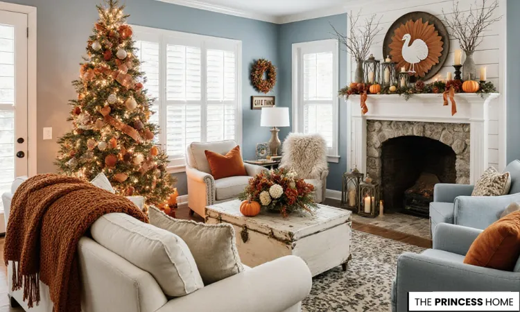 Thanksgiving Living Room Decor