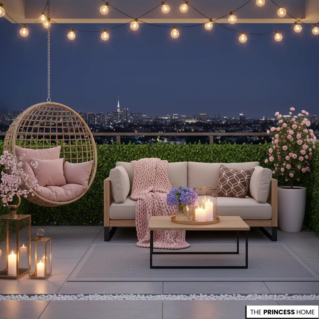 Rooftop Twilight Glow