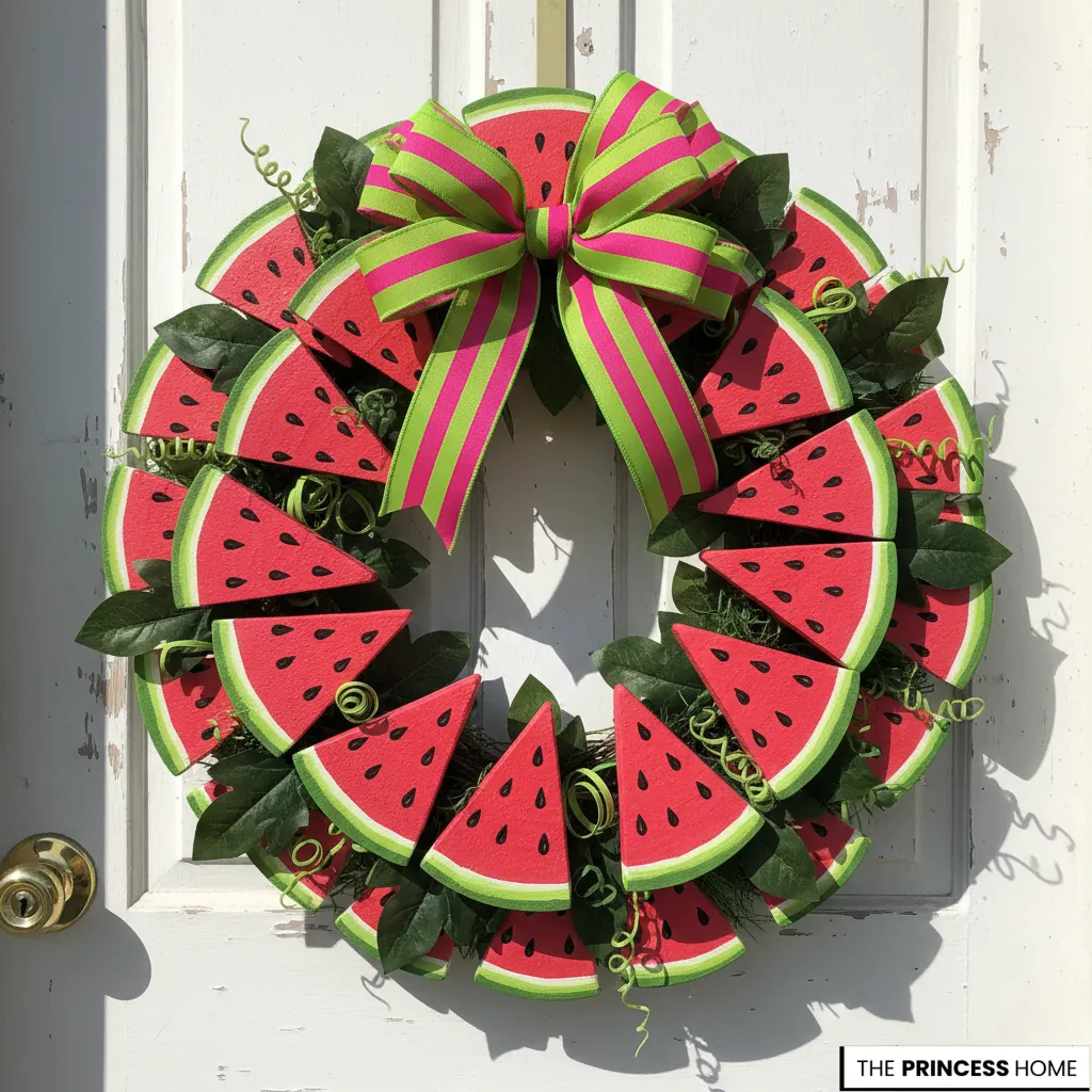Watermelon Wreath