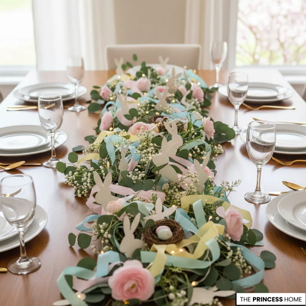  Bunny & Ribbon Garland