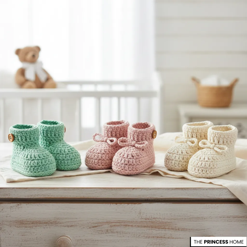 Crocheted Booties