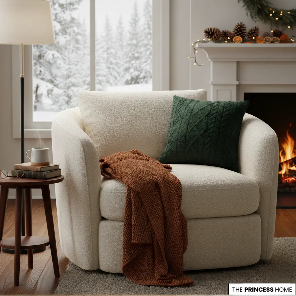  Curved Armchair Cocoon