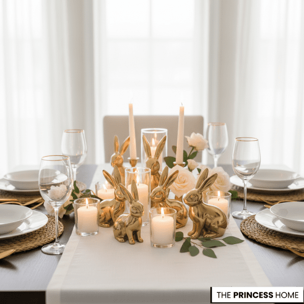 Metallic Bunny Accents