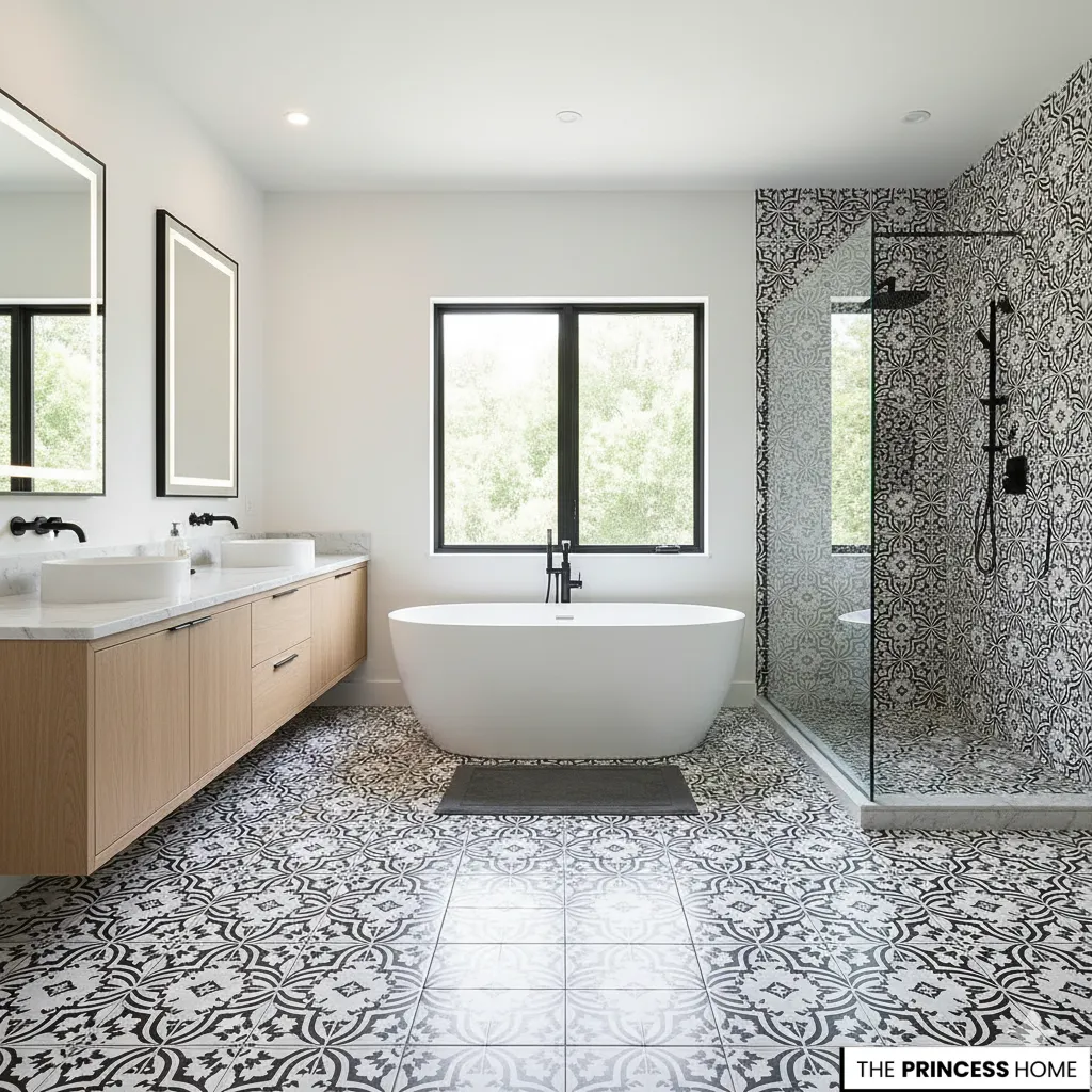 Patterned Porcelain Tile