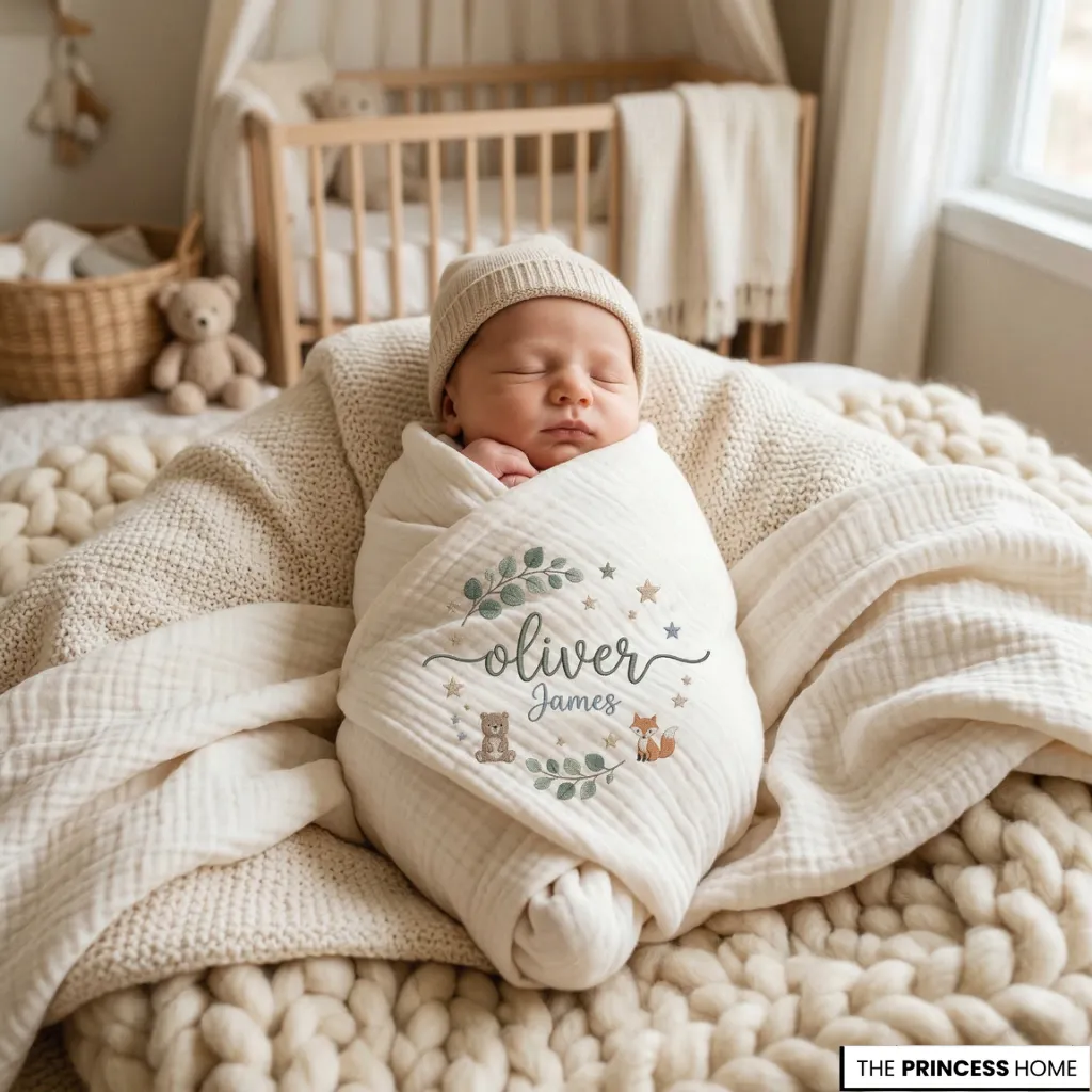  Personalized Swaddle Wrap