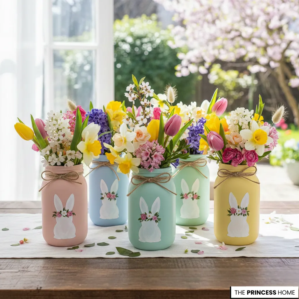  Upcycled Bunny Jars
