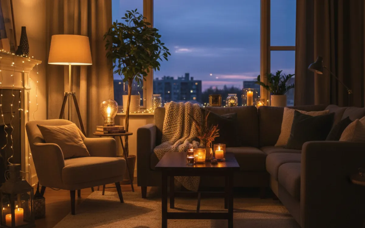 Winter Lighting Ideas for Cozy Homes Warm & Soft Ambiance