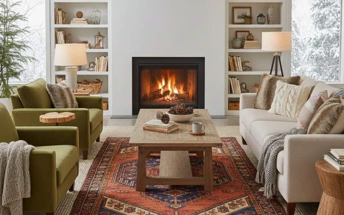 Winter Textiles Cozy Throws, Rugs & Curtains for a Warm Home