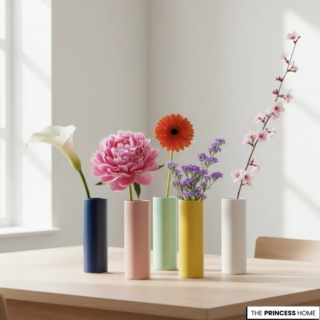  Color-Blocked Vases