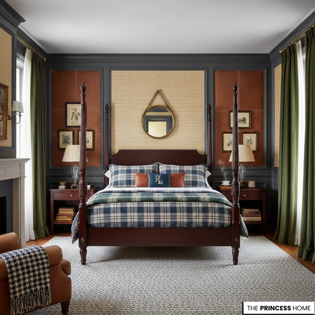 Ralph Lauren bedroom walls