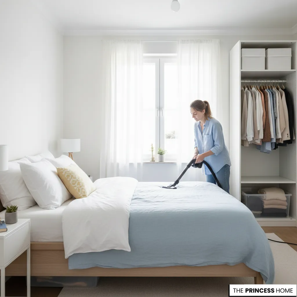 Spring Cleaning Bedroom