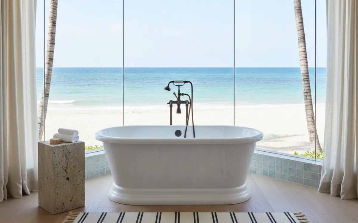 27 Best Coastal-Themed Bathroom Ideas for a Relaxing Retreat