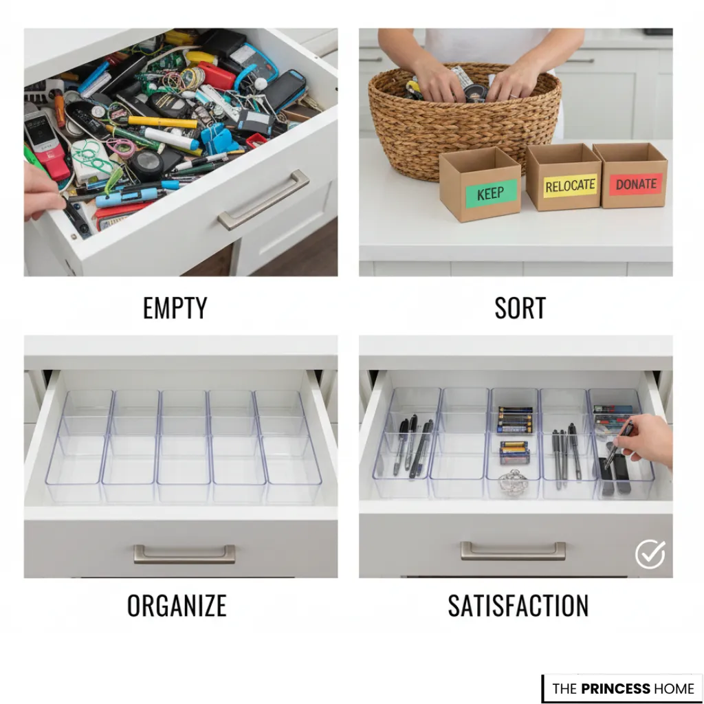 Drawer Dumping Method