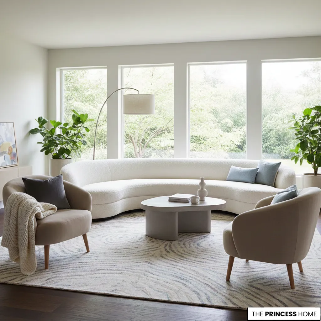 Sculptural Accent Seating