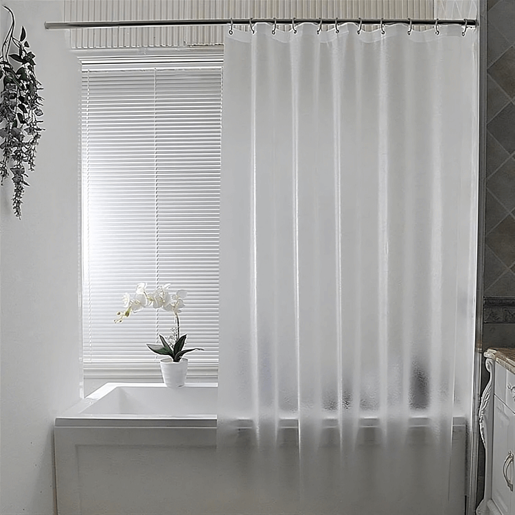 15.Use Translucent Shower Curtains