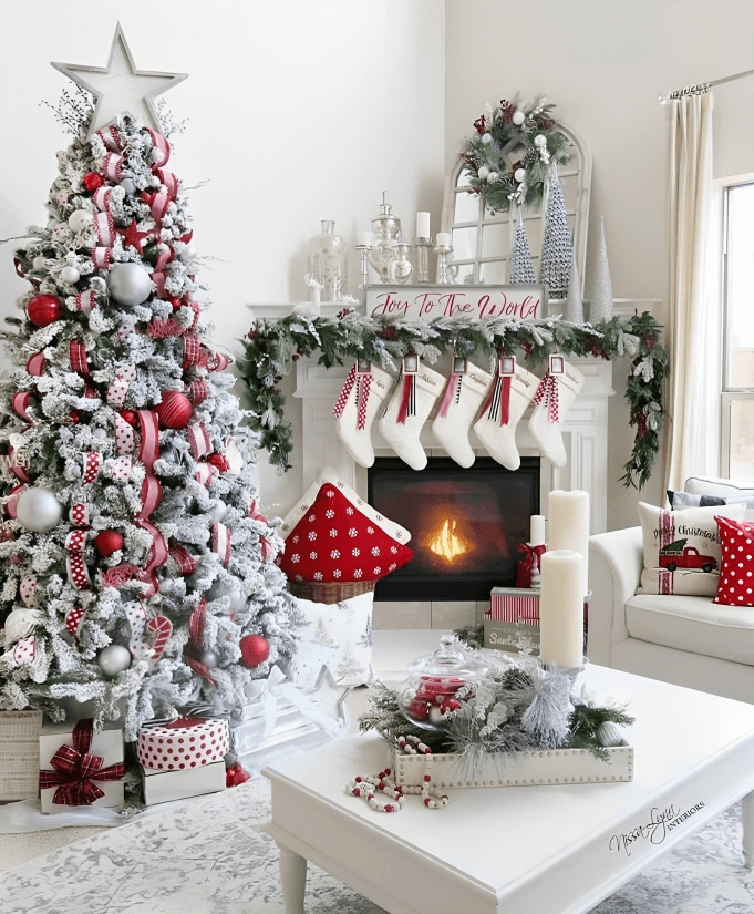 Premium Reusable White Christmas Decorations - Winter Wonderland