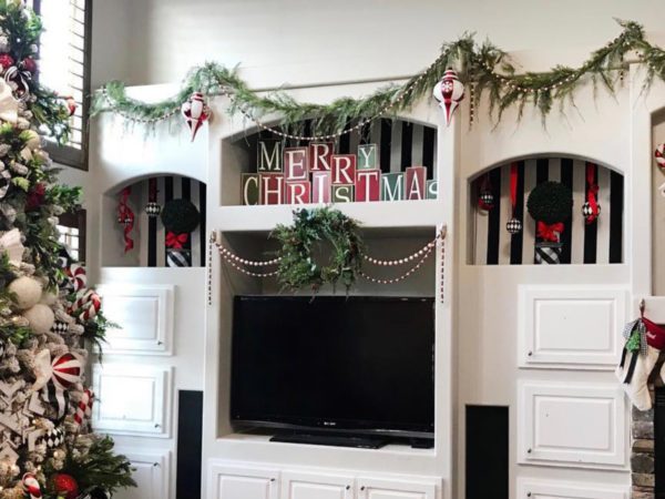 Stunning Christmas Style For Living Room home tour
