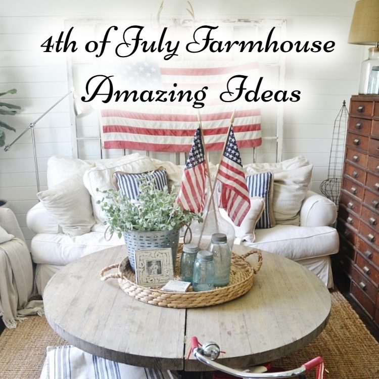4th of July Farmhouse Style Amazing 24 Ideas