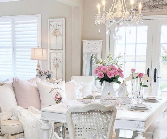 Awesome shabby chic spring home tour