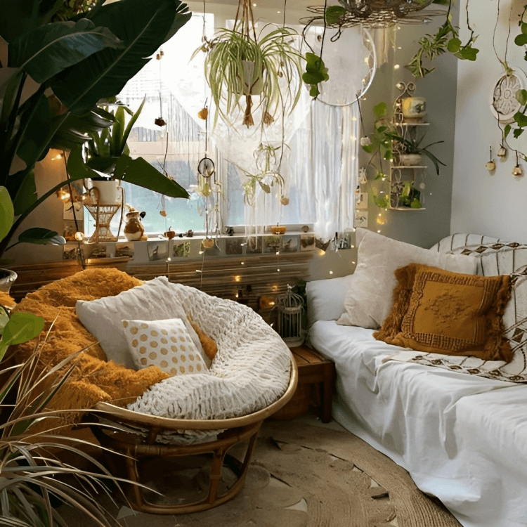 Bohemian Jungle Office Inspiration