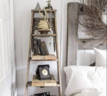 Easy ways to reuse an old ladder at home