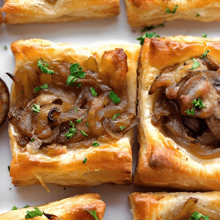 16.Caramelized Onion and Gruyère Tart: