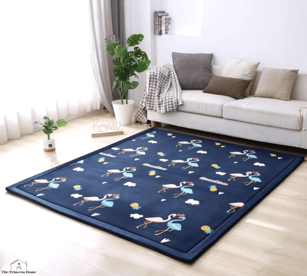 5.Soft Rugs and Play Areas