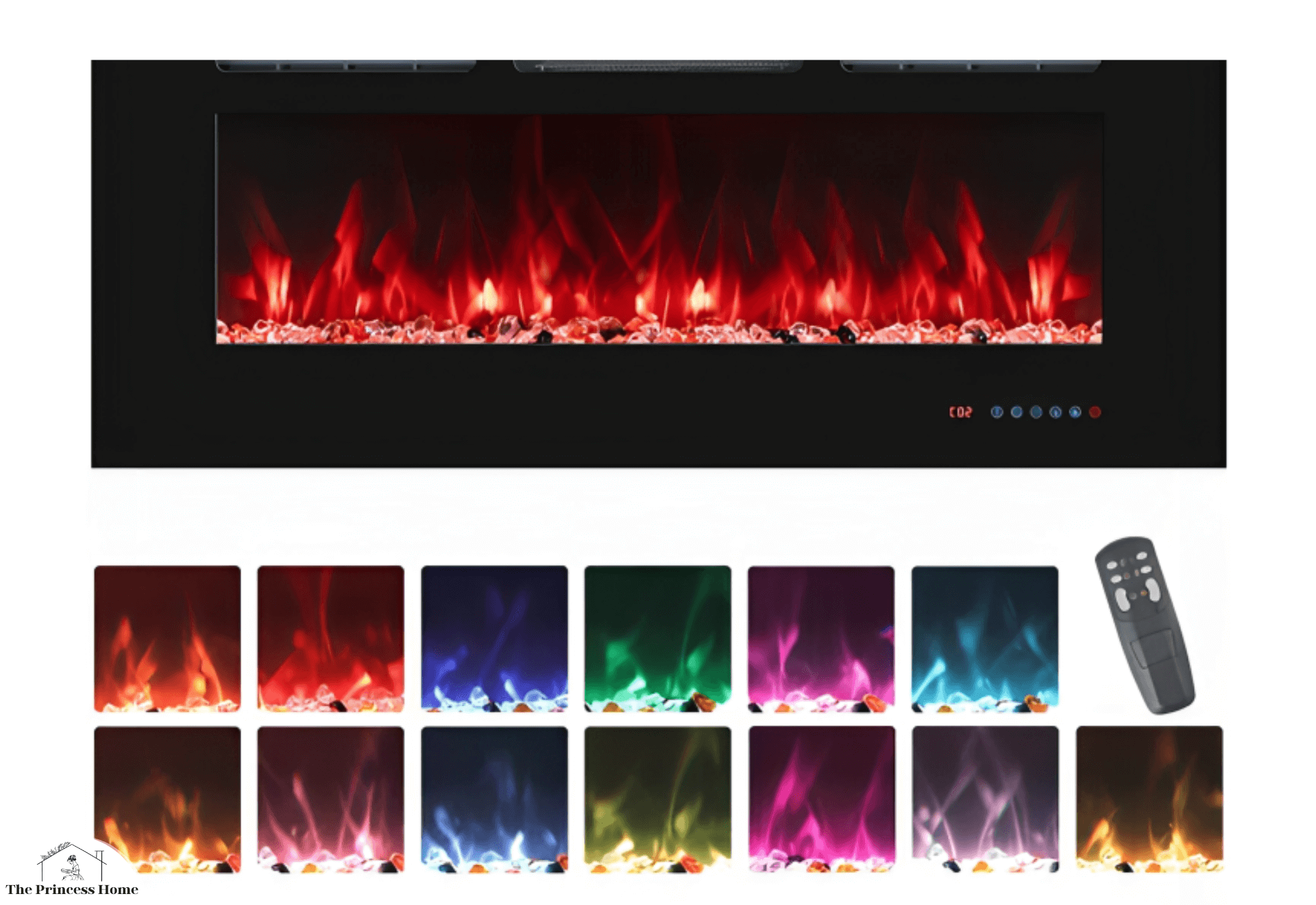 Multicolor Flames:
