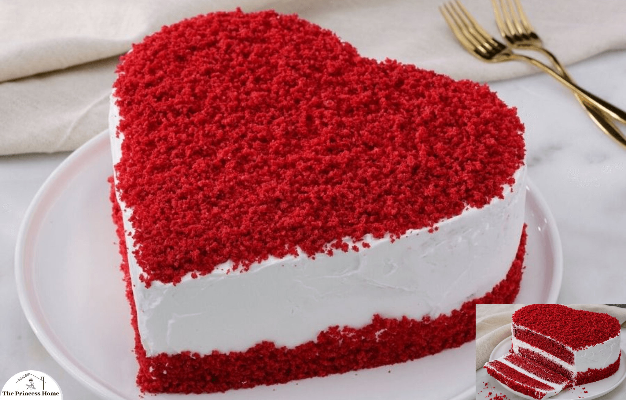 3.Decadent Red Velvet Cake: