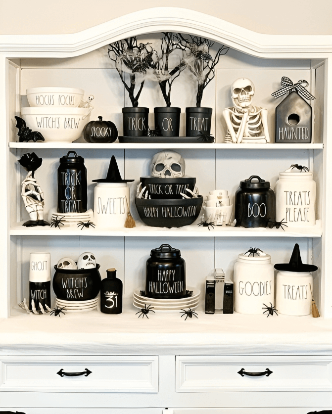 14 Spooky Halloween Coffee Bar Decor Ideas » Lady Decluttered