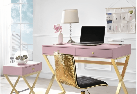 Chic Office Decor Hot Pink And Gold Tips & Ideas
