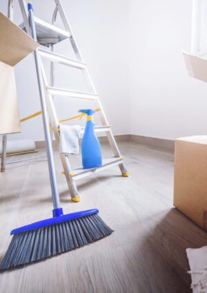 The easiest way to clean a new house before housing
