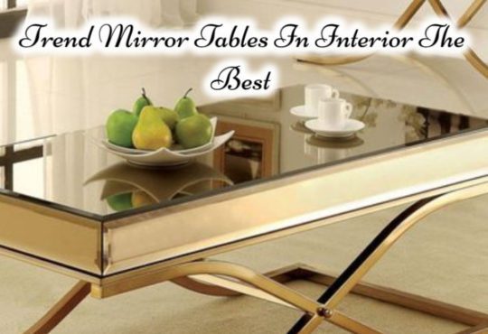 The Best Most Recent Trend Mirror Tables In Interior