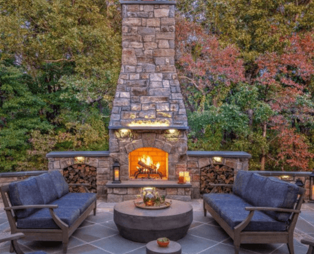 Build Your Own Outdoor Fireplace Diy